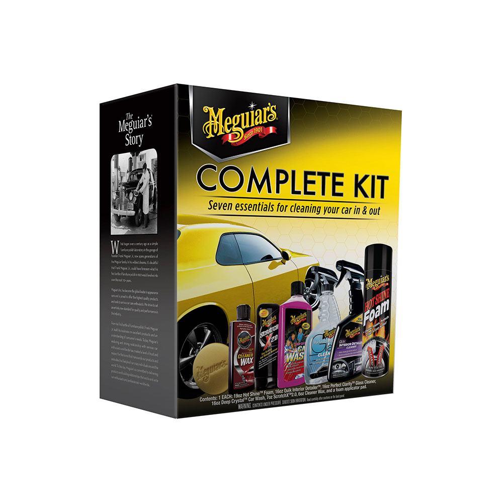 Meguiar?s? Complete Car Care Kit ? Essential Detailing Kit – G19900 –  Mobimax